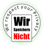 Wir speichern nicht - Weitere Informationen hier...