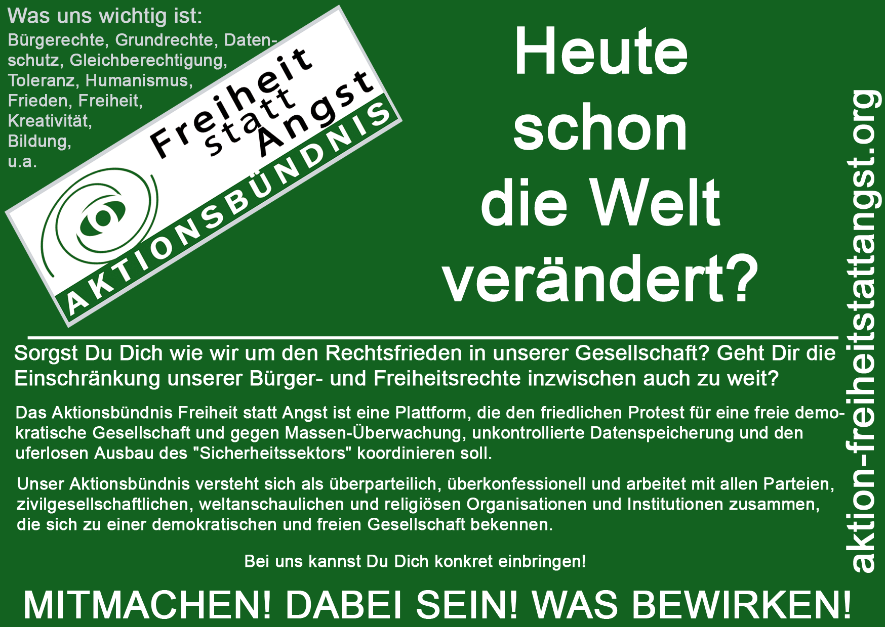 Vorschaubild Mitmach-Flyer Welt verändern Vorschaubild Mitmach-Flyer Welt verändern