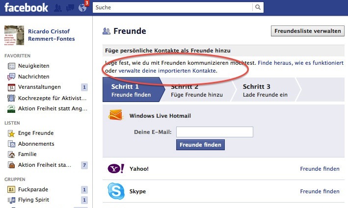 21_Freunde_importieren