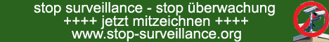 Banner Kampagne Stop Surveillance